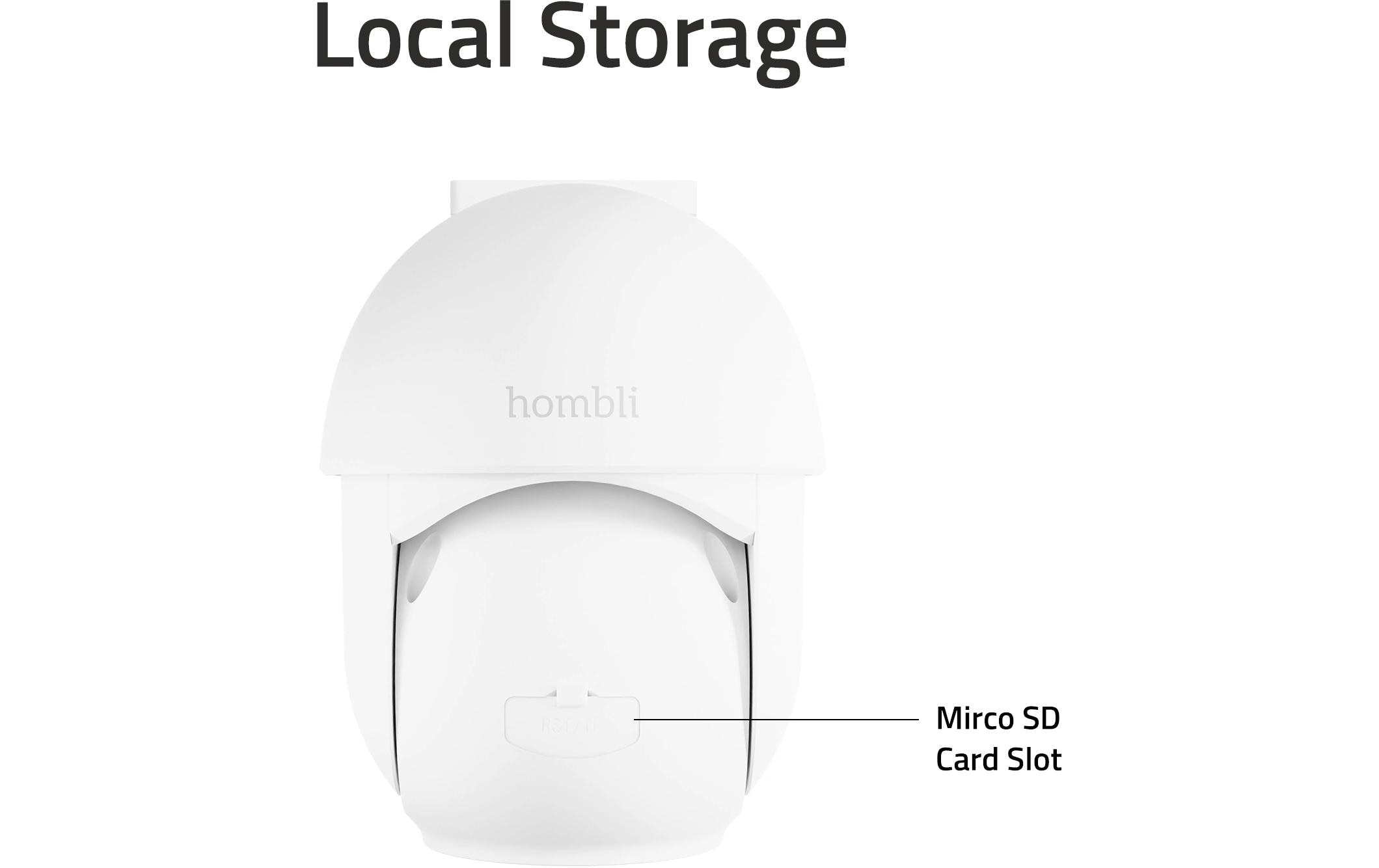 1998777_3 - Mediatech Hombli Smart Pan & Tilt Cam 2K, weiss, IP65, USB C