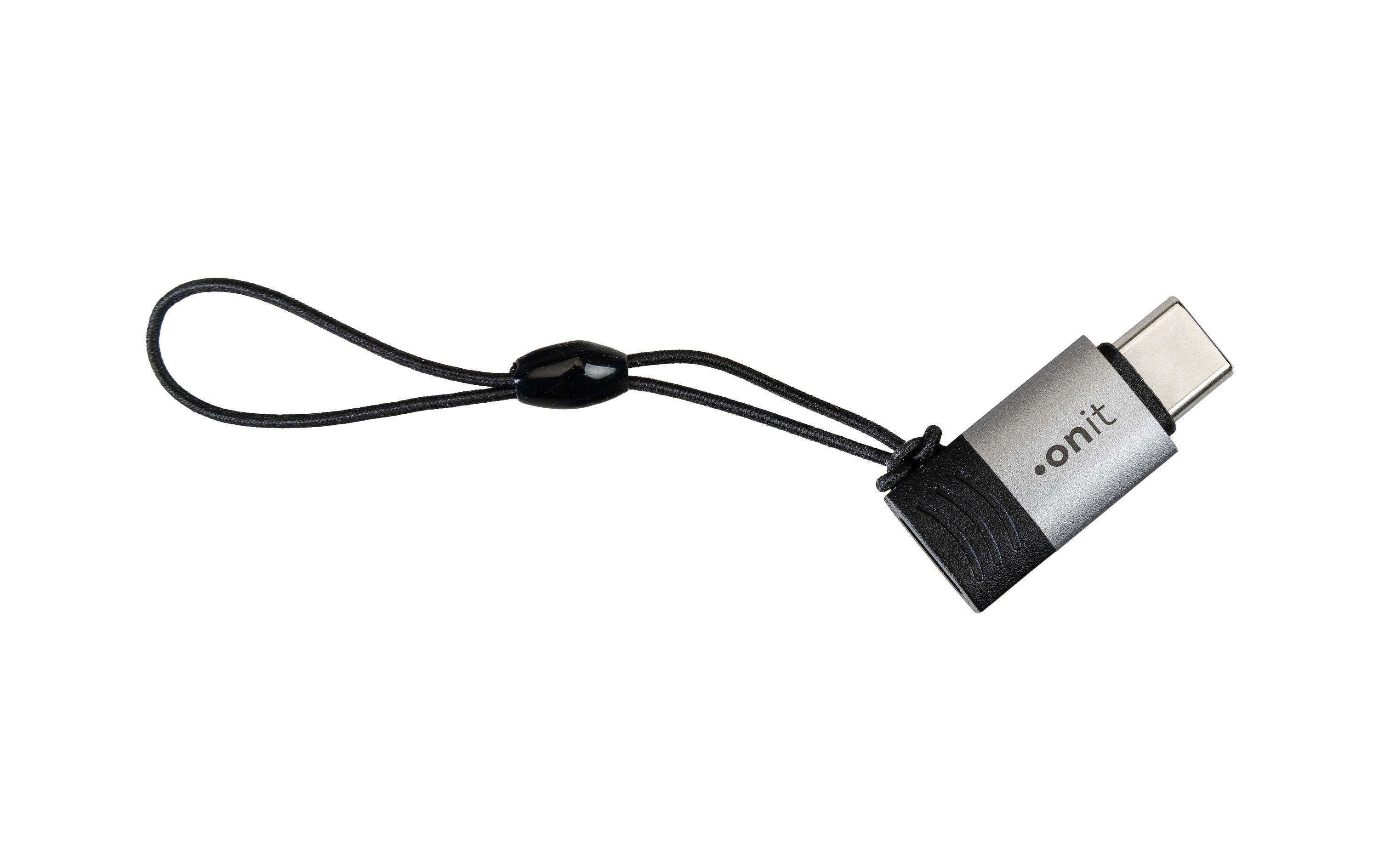 onit Adapter USB-C Stecker zu L-Buchse 480Mbps / 27W / schwarz kaufen Schweiz | Mediatech.ch