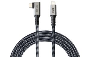 onit Pro Winkel USB4-Kabel C-C schw/gr 1.5m USB 4.0 / 240W / 40Gbps / 8K@60Hz kaufen Schweiz | Mediatech.ch
