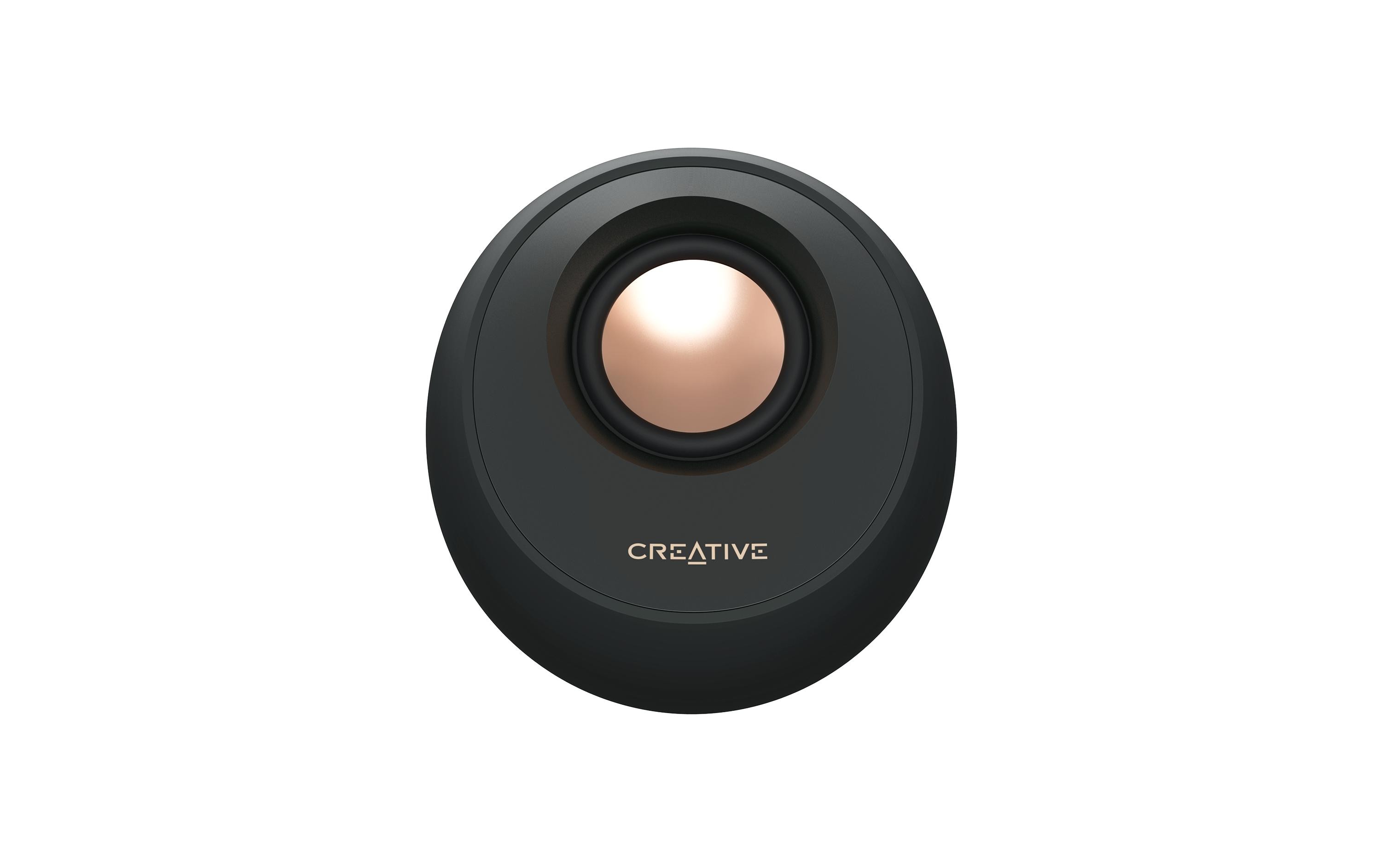 1999888_4 - Mediatech Creative Pebble Pro, 2.0 Lautsprecher Bluetooth 5.3, USB Audio, RGB, schwarz