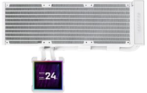 Wasserkühler Lian Li Hydrosh. 2 LCD-S 360N AMD und Intel, Weiss, Fanless