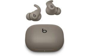 Apple Powerbeats Fit TW ANC Sportkopfhörer Gravel Grey, IPX 4, bis 30h Akkulaufzeit