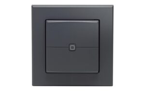 Homematic IP Wandtaster 2-fach, anthrazit 1 Wippe