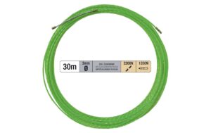 Einzugsband 3mm, 30m, PET Einzugshilfe mit Suchfeder Zubehör Set