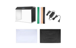 Puluz 60x40cm Fotostudio mit LED Beleuchtung