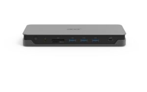Acer USB Type-C Dock, Card Reader HDMI, DP, USB-A, USB-C, RJ45, Audio, Card