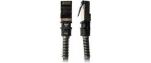 PatchSee Cat.6A U/UTP Patchkabel 12-Pack, 1.5m, Schwarz, LED-Identifikation