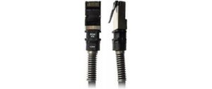 PatchSee Cat.6A U/UTP Patchkabel 12-Pack, 2.1m, Schwarz, LED-Identifikation