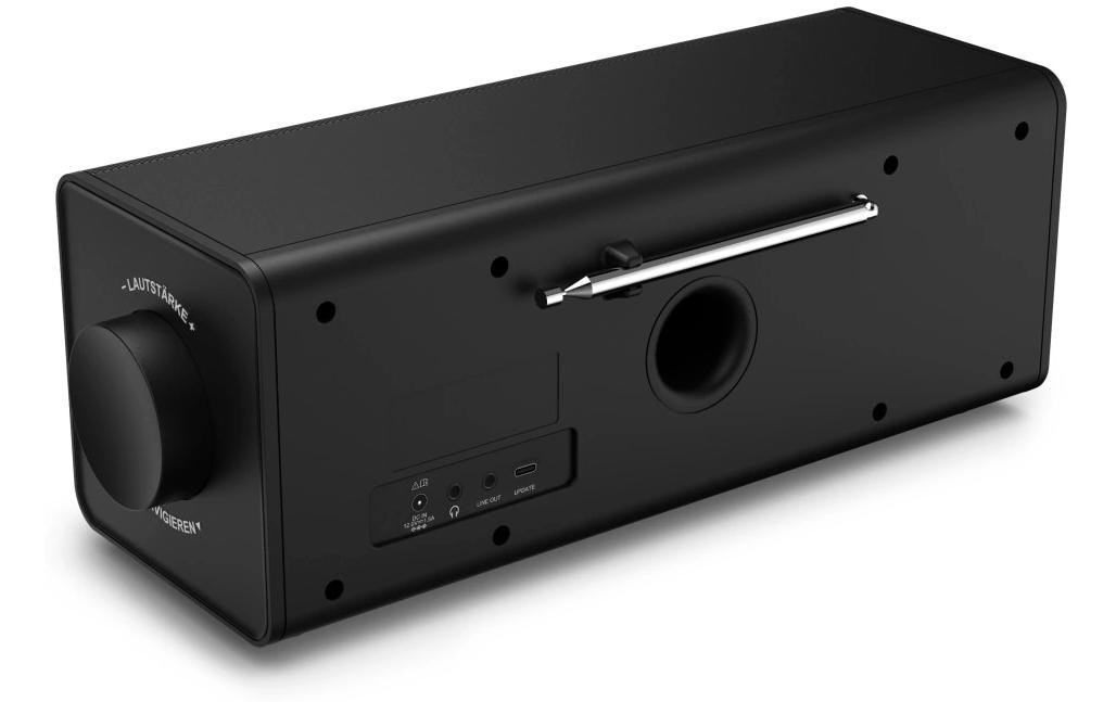 2015001_3 - Mediatech Hama Digitalradio DR2002, Stereo, Schwarz DAB/DAB+,FM, BT, Radiowecker