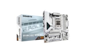 Gigabyte B850M EAGLE WIFI6E ICE, uATX AM5, AMD B850, 4x DDR5, WIFI 6E