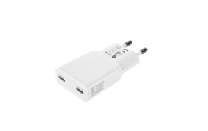 4smarts Netzladegerät PDPlug Slim Dual 30W GaN 2c, Weiss