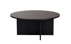 Woody Fashion Couchtisch Soleil 90 x 40 x 90 cm, Schwarz