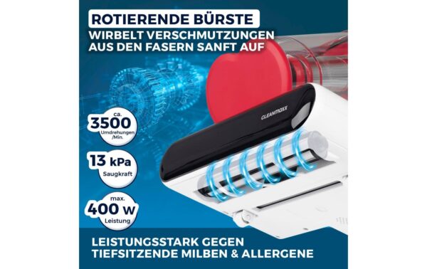 CLEANmaxx Milben Handstaubsauger 400W