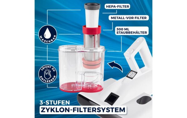 CLEANmaxx Milben Handstaubsauger 400W