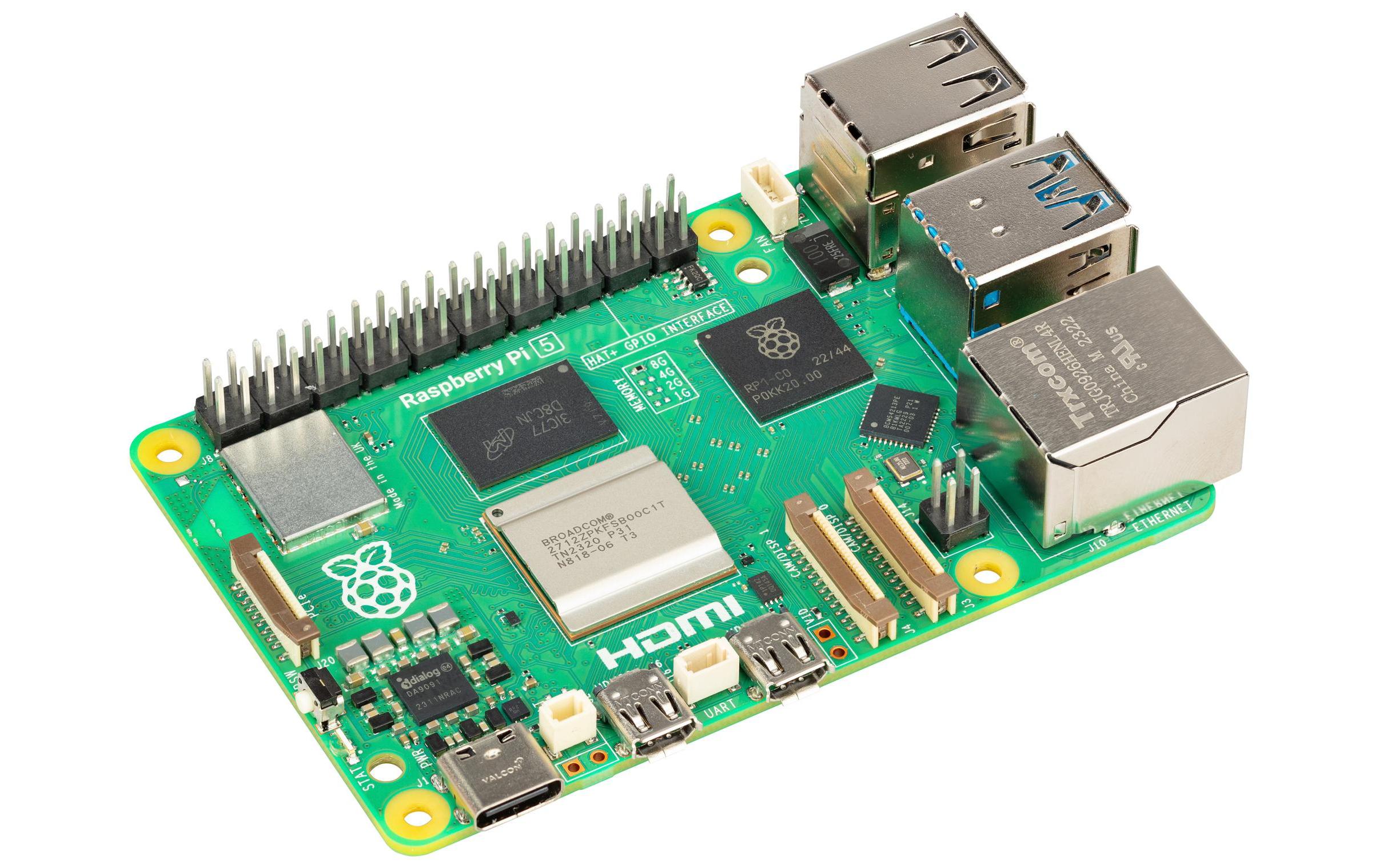 Raspberry Pi 5 SC2162, 1GB BCM2712, 2x Micro-HDMI, USB 3.0