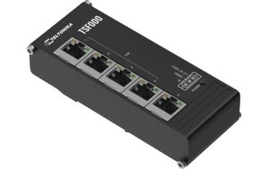 Teltonika TSF000 5Port PoE+ Industrieswitch Low Profile, 100MBps, 7-57V DC, 120W