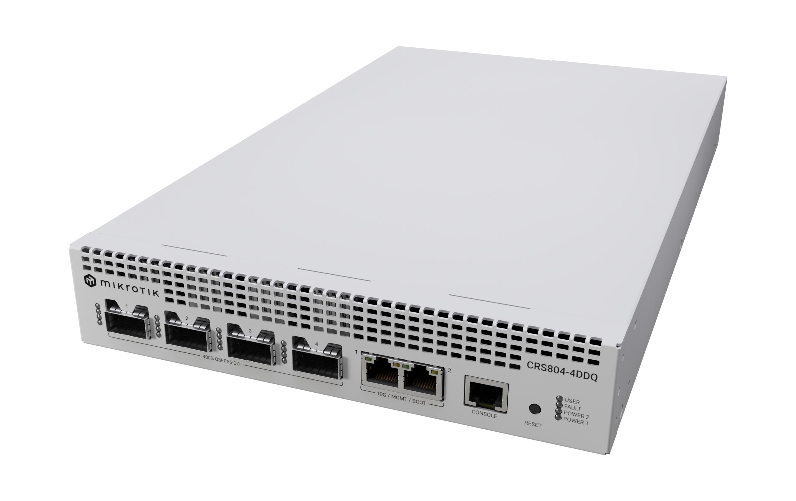 MikroTik CRS804-4DDQ-HRM Switch 4x40/50/100/200/400GE, 2x 1/10GE kaufen Schweiz | Mediatech.ch