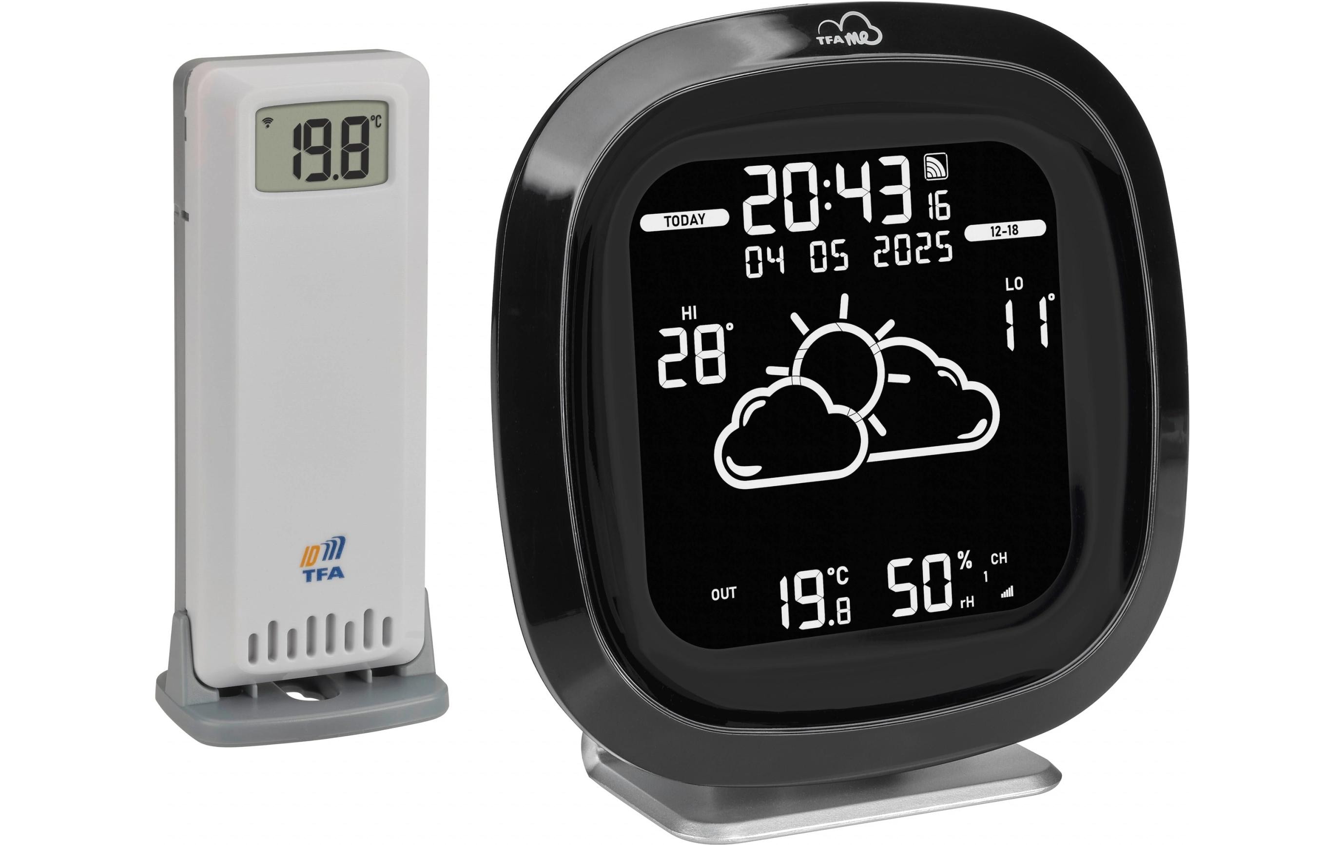 TFA Dostmann TFA.me ID-04 WLAN Funk-Wetterstation ohne Batterie, inkl. Sender 30.3900.02 kaufen | Mediatech.ch