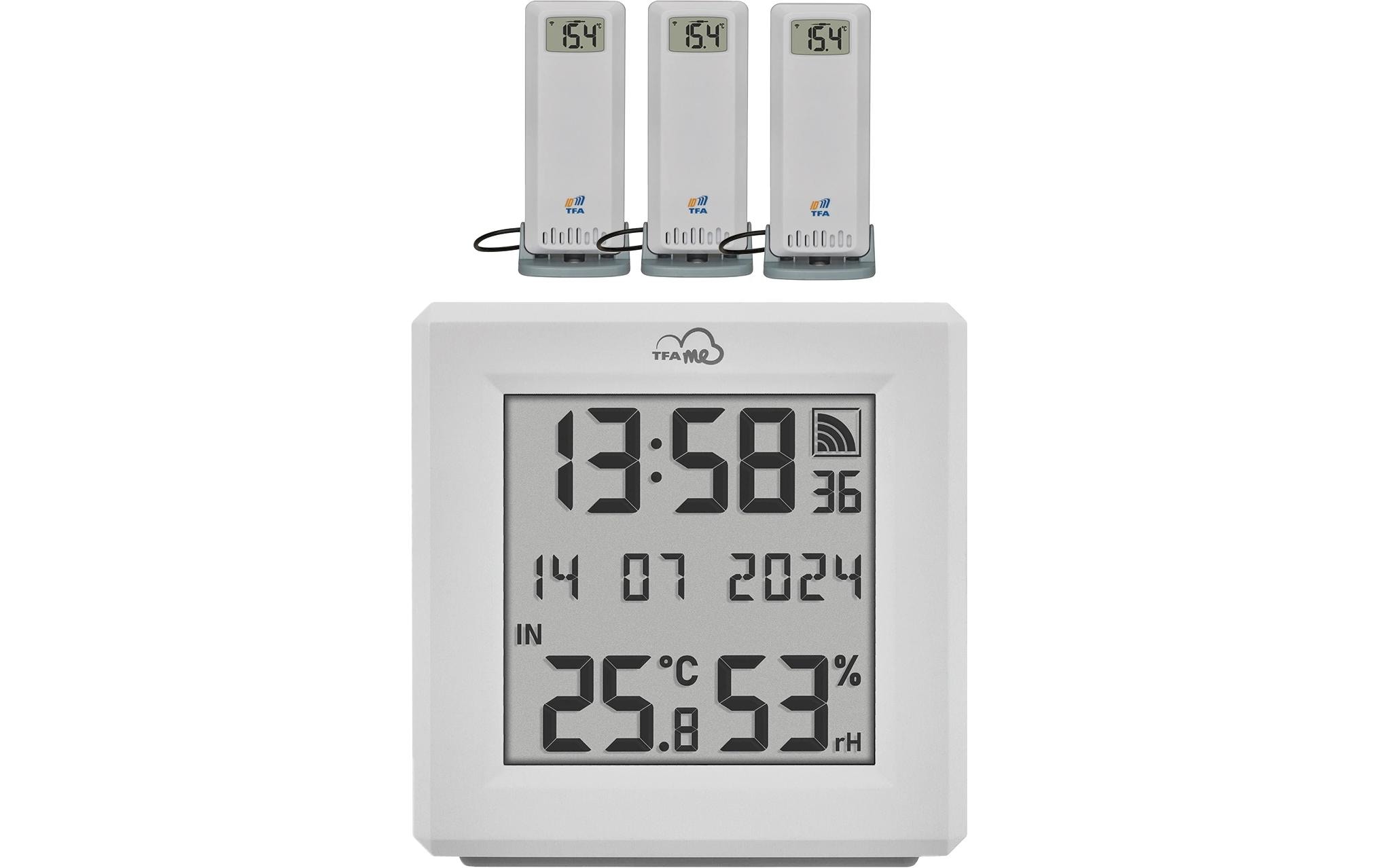 TFA Dostmann TFA.me Starter-Set mit WLAN Gateway und 3 x 2-fach Temperatursender kaufen | Mediatech.ch