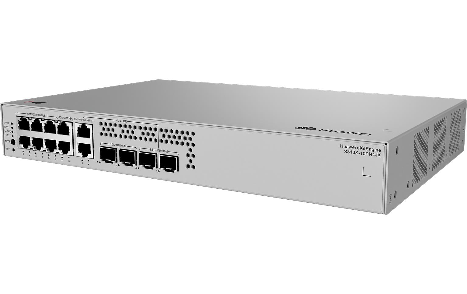 2021127 - Mediatech Huawei L2+ Managed Switch: S310S-10PN4JX 6x 10/100/1000BASE-T PoE+ ports kaufen Schweiz | Mediatech.ch