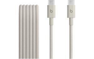 APPLE Beats USB-Kabel C-C, 60W, 1.5m, stone geflochten, USB 2.0, 60W, Surge Stone