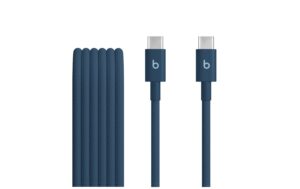 APPLE Beats USB-Kabel C-C, 60W, 1.5m, blau geflochten, USB 2.0, 60W, Nitro Navy