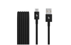 APPLE Beats USB-Kabel A-C, 15W, 1.5m, 2 Stk geflochten, USB 2.0, 15W, Bolt Black, 2 Stk