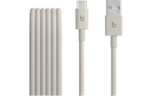 APPLE Beats USB-Kabel A-C, 15W, 1.5m, stone geflochten, USB 2.0, 15W, Surge Stone