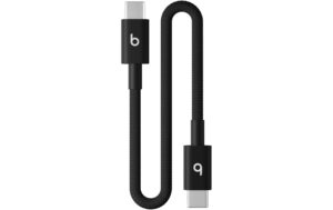 APPLE Beats USB-Kabel C-C, 60W, 20cm, black geflochten, USB 2.0, 60W, Bolt Black
