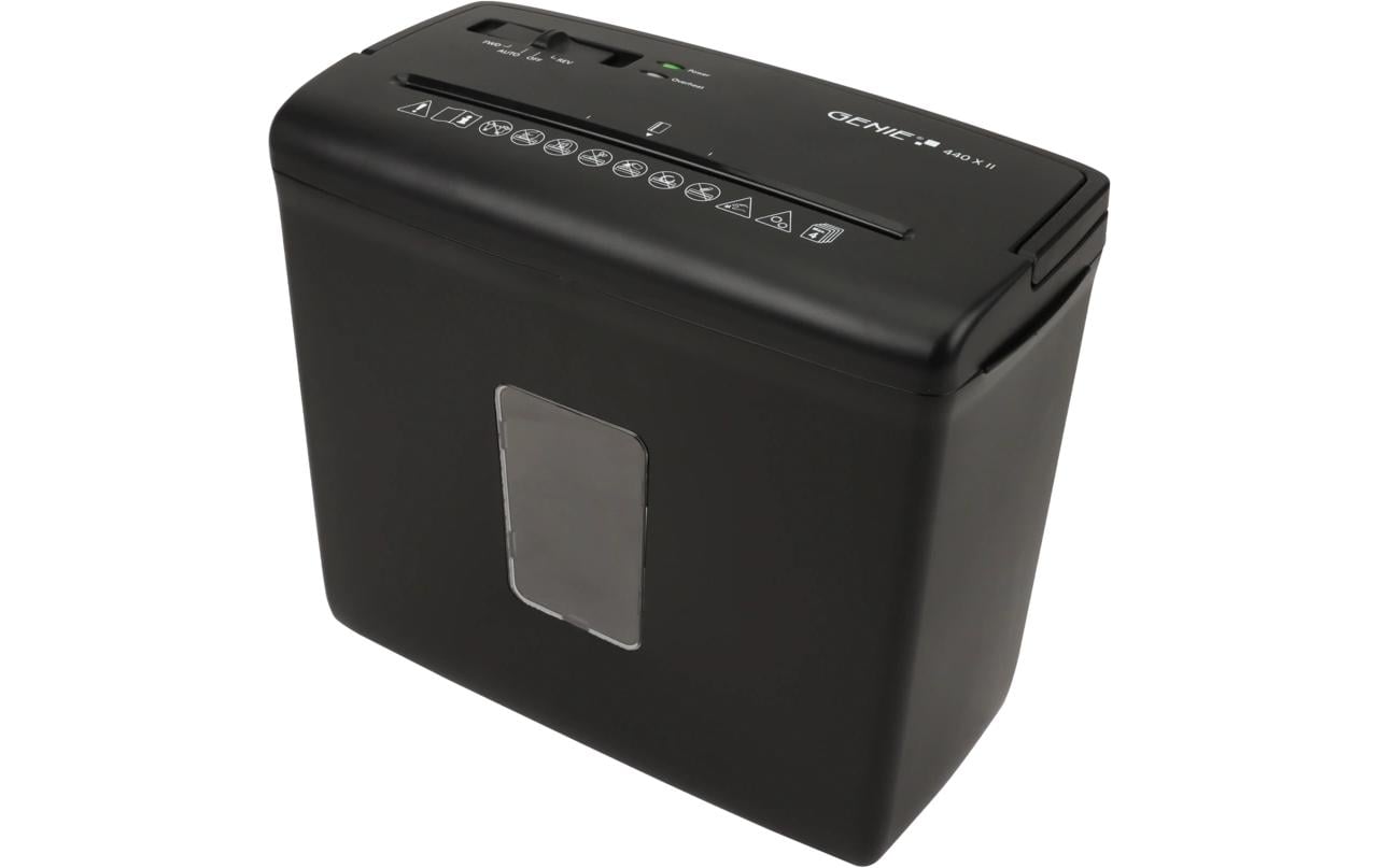 Genie Aktenvernichter 440X schwarz bis 4 Blatt, Sicherheitsstufe 4 kaufen Schweiz | Mediatech.ch