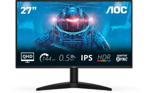 AOC 27 Q27B36X, 2560 x 1440, 144 Hz IPS DP, HDMI