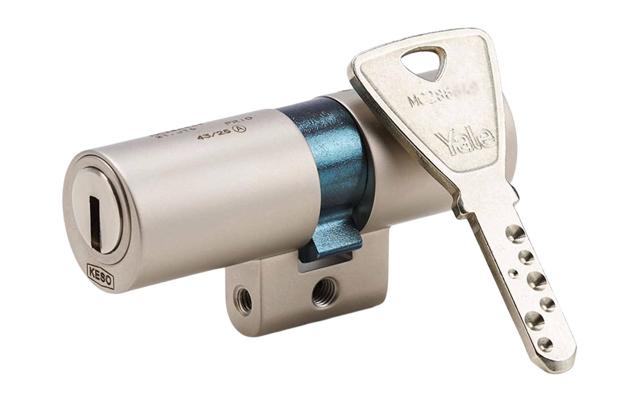Yale CH Doppelzylinder 42,5/37,5 Nickel matt, Not-/Gefahrenfunktion