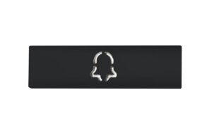 Doorbird D21x Namensschild für eine Ruftaste, Glocke