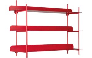 present time Wandregal Cool Retro Bright scarlet red kaufen Schweiz | Mediatech.ch
