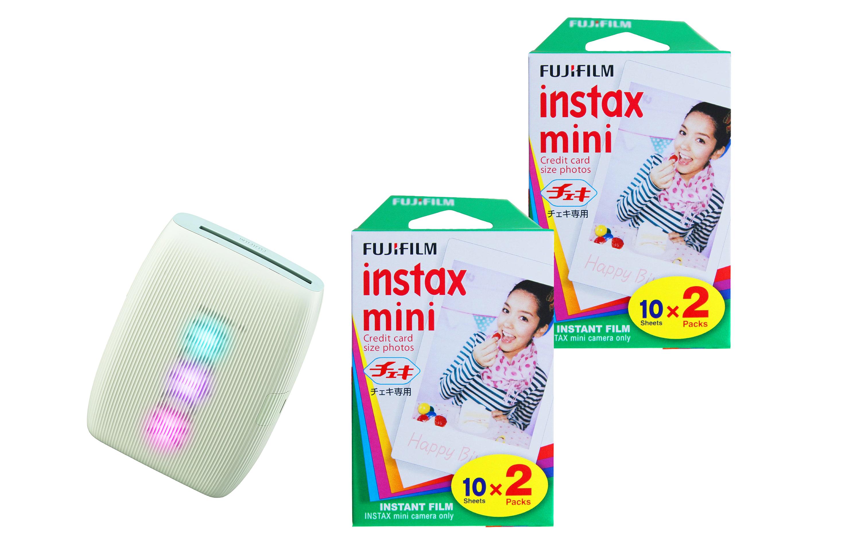 Fujifilm Instax Mini Link3 Sage Green KIT Inkl. 2 x Duo Pack