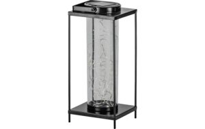 EGLO SOLAR SOLAR-LED LATERNE SCHWARZ TRANSPARENT