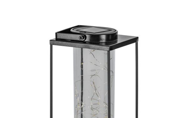 EGLO SOLAR SOLAR-LED LATERNE SCHWARZ TRANSPARENT