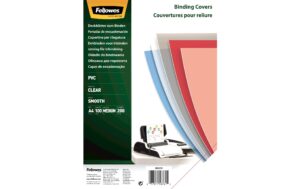 Fellowes Deckblatt Transparent, 200 Micron 100 Stk., A4, recylkeltem PVC