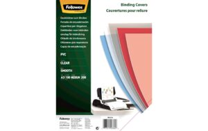 Fellowes Deckblatt Transparent,200 Micron 100 Stk., A3, recylkeltem PVC