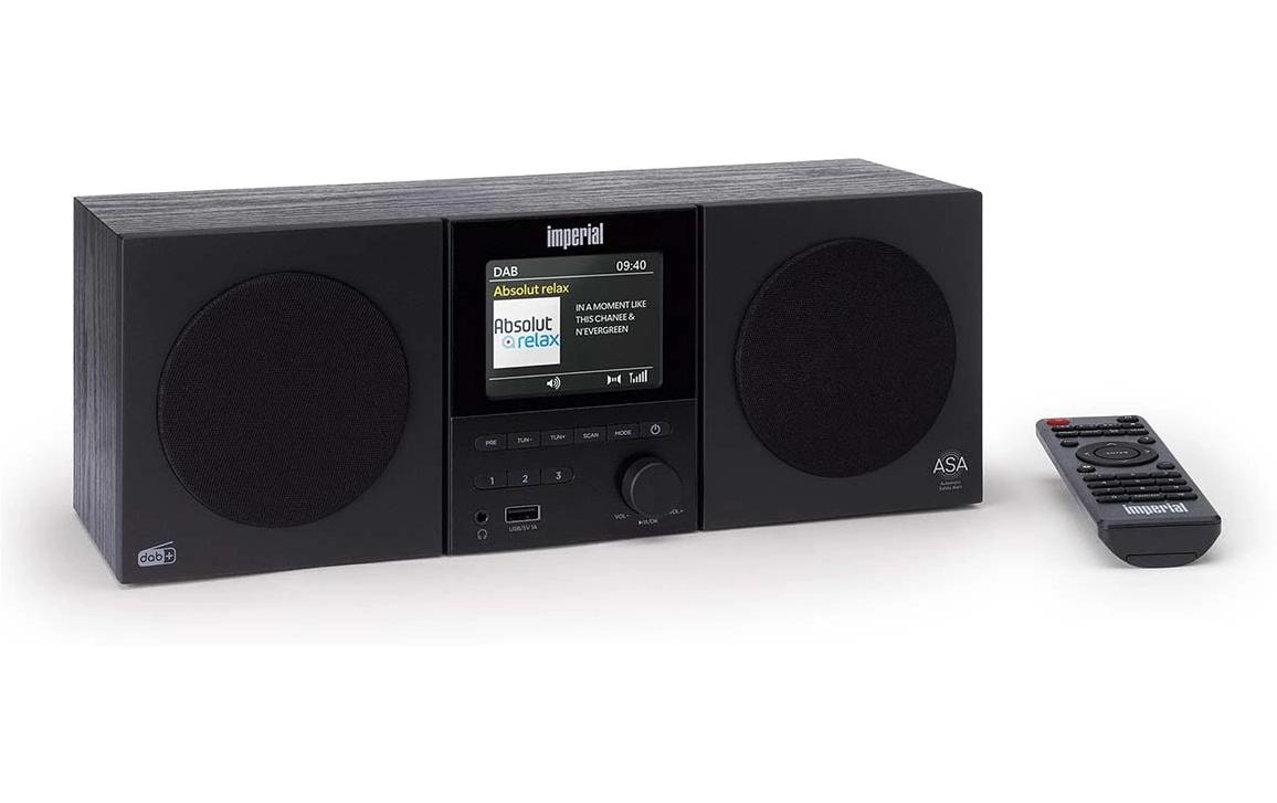 Imperial Dabman-220BK, DAB+-Radio, black DAB+/FM-Radio (Stereo), BT, USB, ASA kaufen Schweiz | Mediatech.ch