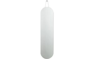 Zone Wanspiegel A-Wall, Herllgrau 120x30cm, Stal, Glas kaufen Schweiz | Mediatech.ch