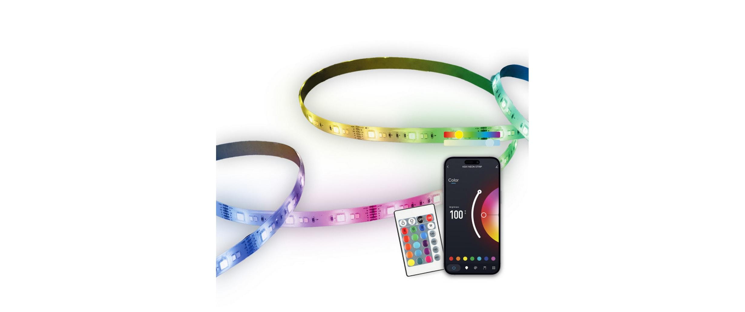 KSIX SmartLED Strip 5m 1800 lm, RGB