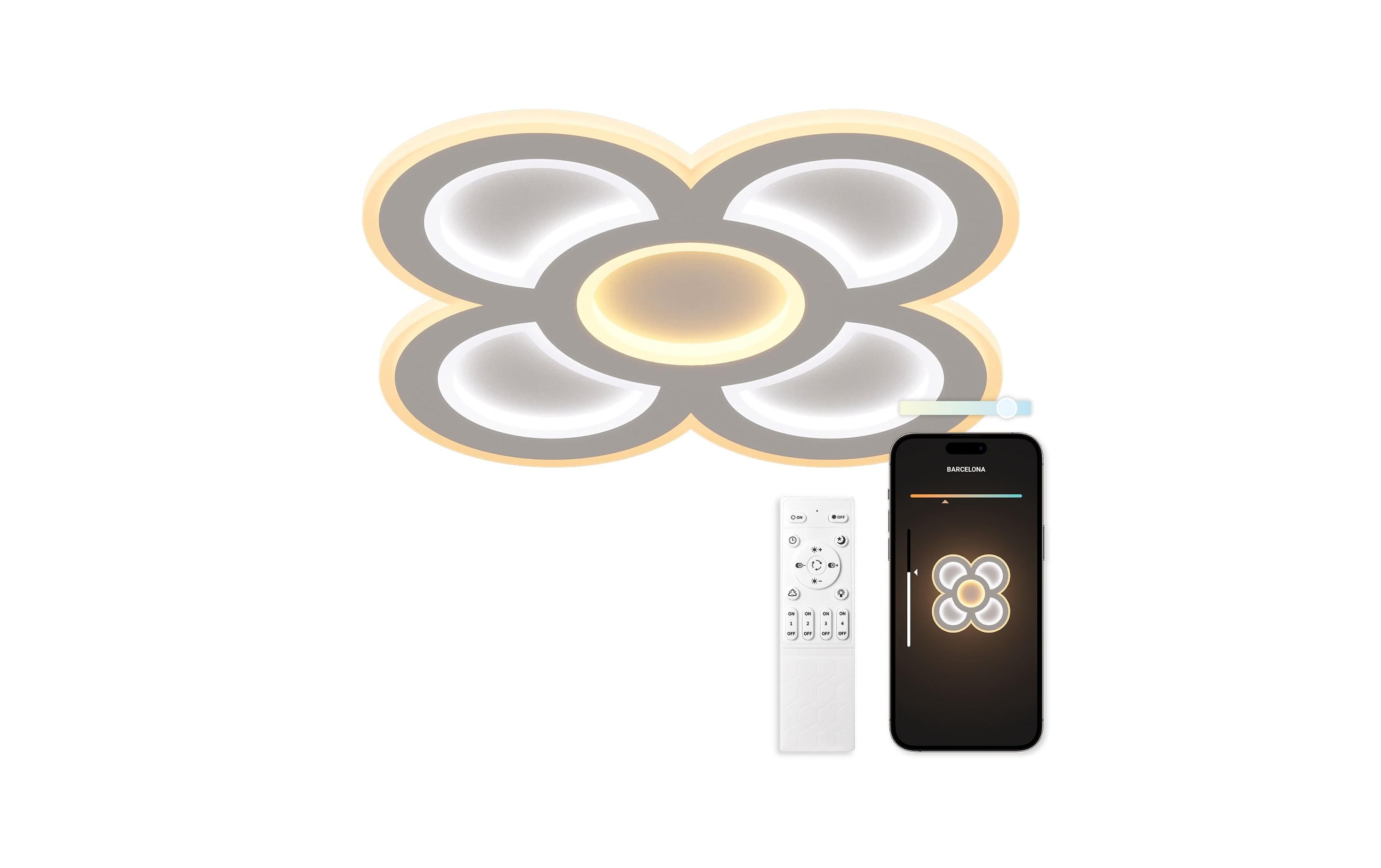 KSIX Barcelona SmartLED 40 cm, 11.387 lm, 90 W, Tuya kaufen Schweiz | Mediatech.ch