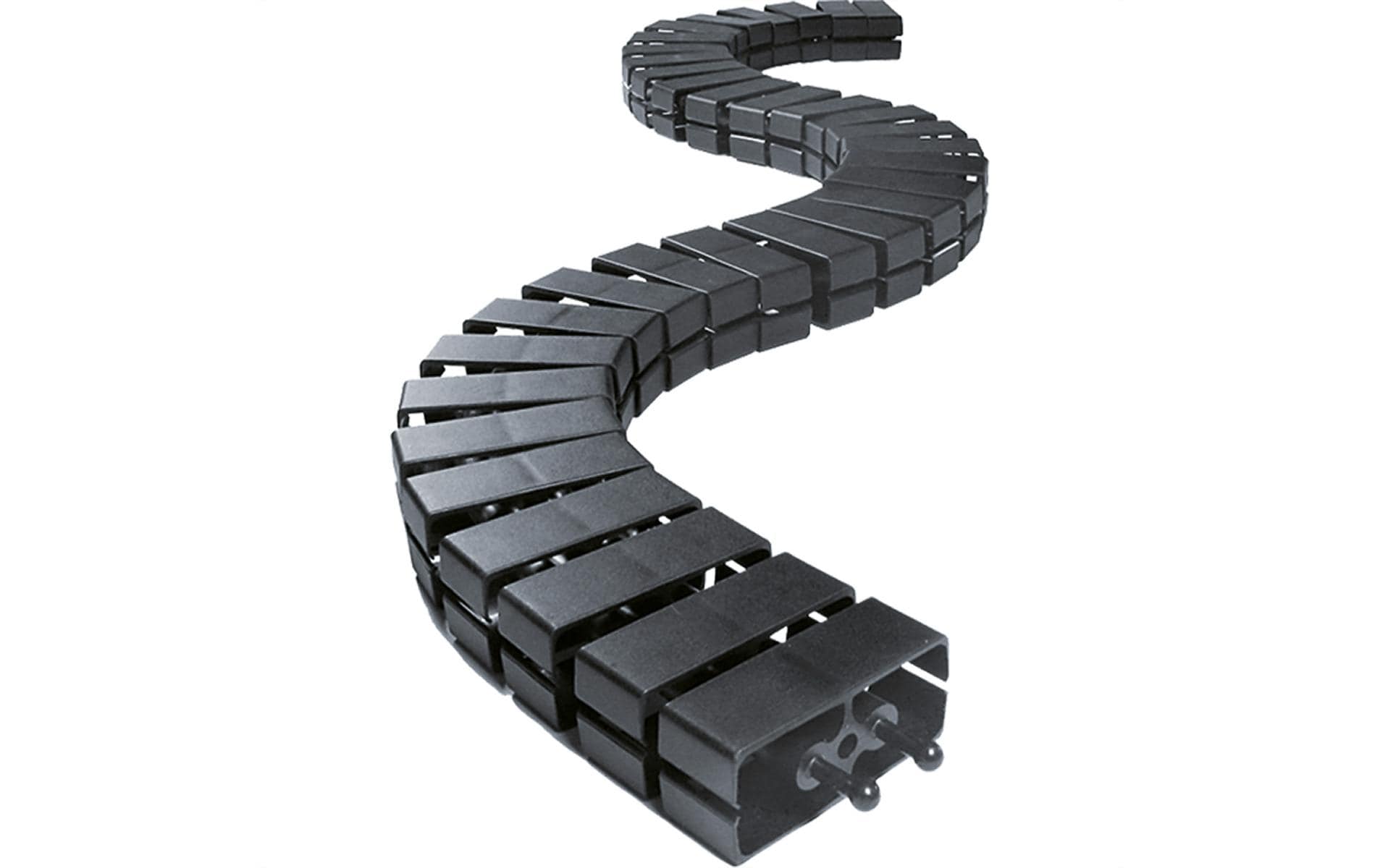 Bachmann Kabelschlange CUBE schwarz RAL9005 kaufen | Mediatech.ch
