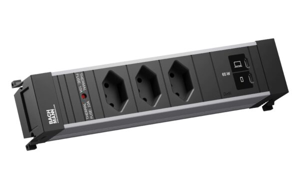 POWER FRAME M 3xT13 1xUSB C/C 65W 0,2m 
