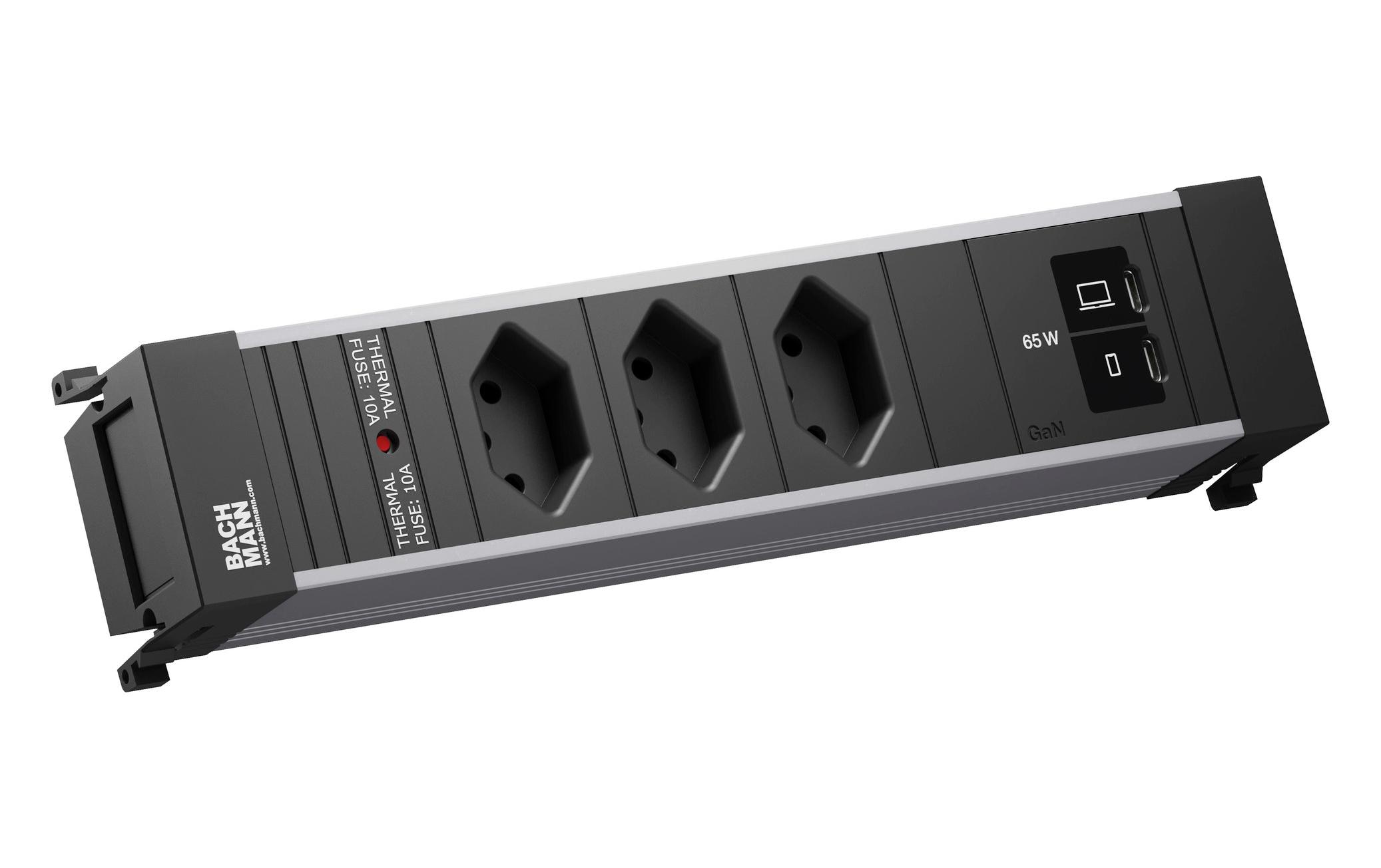 POWER FRAME M 3xT13 1xUSB C/C 65W 0, 2m
