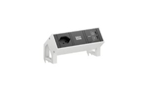 DESK2 1xT13 1xUSB C/C 65W 0, 2m RAL9010 0.2 m, 65 W