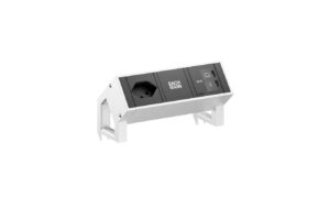 DESK2 1xT13 1xUSB C/C 65W 0, 2m INOX 65 W, 0.2 m