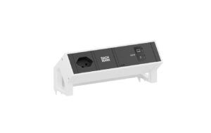 DESK2 1xT13 1xUSB C/C 100W 0, 2m RAL9010 100 W, 0.2 m