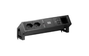DESK2 2xT13 1xUSB C/C 65W CM 0, 2m RAL9005 65 W, 0.2 m